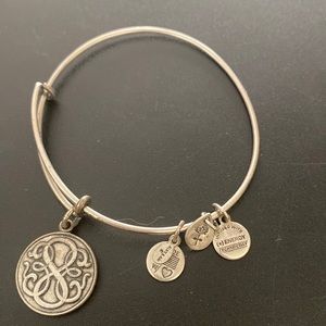 Alex and Ani silver tone bracelet